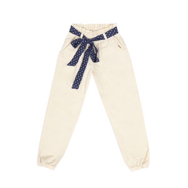 Pantalon hanna en dril arena para niña - Codelin - codelin